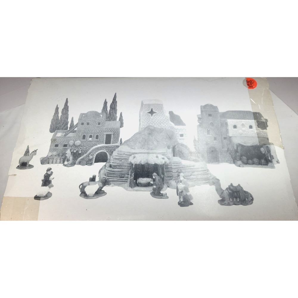 Department 56 Lighted Bethlehem Village Christmas Nativity Set of 12